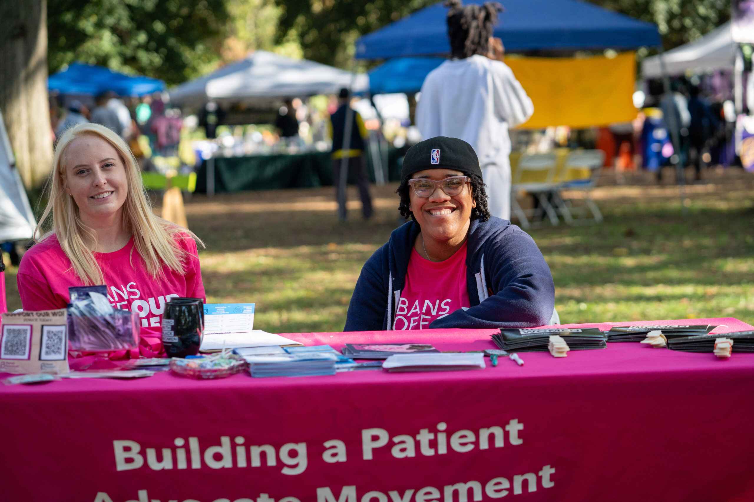 Nonprofit booth